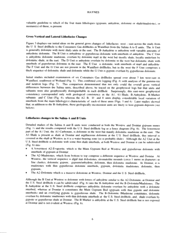 Vertical and Lateral Evaporitic Facies Changes Within The Salina Formation Page 6