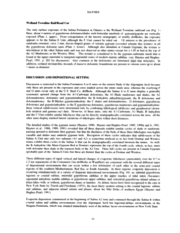 Vertical and Lateral Evaporitic Facies Changes Within The Salina Formation Page 11