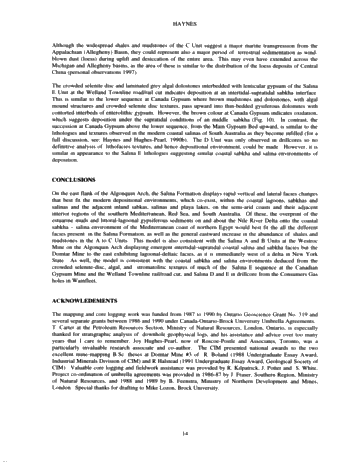 Vertical and Lateral Evaporitic Facies Changes Within The Salina Formation Page 14