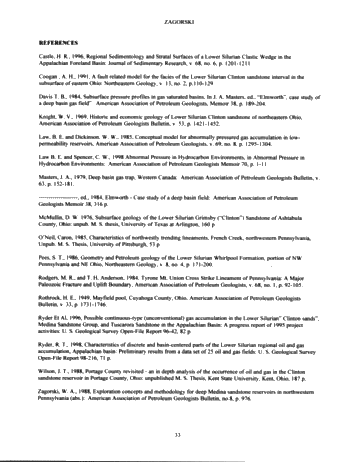 egional Trapping Styles in The "Clinton Medina Sandstone Group, Appalachian Basin Page 32