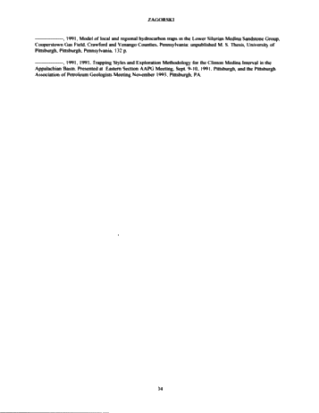 egional Trapping Styles in The "Clinton Medina Sandstone Group, Appalachian Basin Page 33