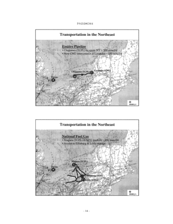 Storage and Transportation Services in The Great Lakes and Northeast Page 14