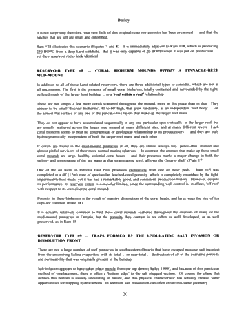 The Extremely Complicated, 'Simple' Pinnacle Reef Reservoirs of Ontario Page 20