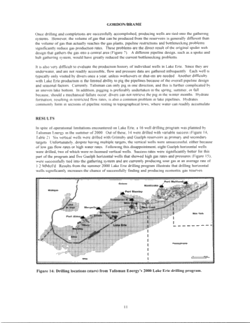 Lake Erie Gas: Is it a Jewel in the Rough for Talisman Energy? Page 11