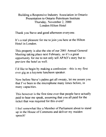 Luncheon Address Page 1