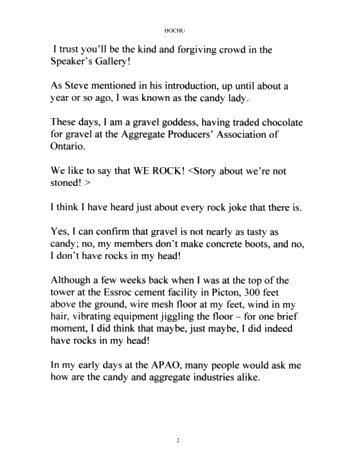 Luncheon Address Page 2