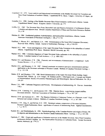 Dolomitization and Porosity Evolution of Middle Devonian Slave Point Carbonates, Hamburg Field, Northwestern Alberta. Page 8