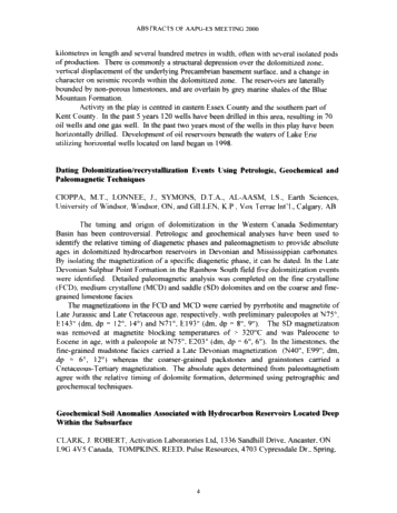 Northern Prospects in the 21st Century - 2000 Eastern Section American Association of Petroleum Geologists Page 6