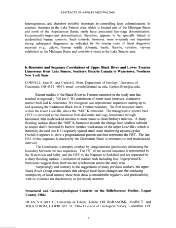 Northern Prospects in the 21st Century - 2000 Eastern Section American Association of Petroleum Geologists Page 8