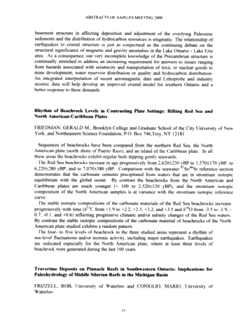 Northern Prospects in the 21st Century - 2000 Eastern Section American Association of Petroleum Geologists Page 12