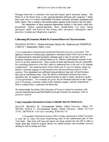 Northern Prospects in the 21st Century - 2000 Eastern Section American Association of Petroleum Geologists Page 18