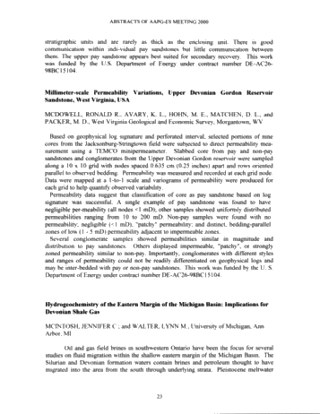 Northern Prospects in the 21st Century - 2000 Eastern Section American Association of Petroleum Geologists Page 24