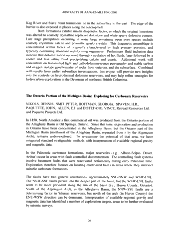 Northern Prospects in the 21st Century - 2000 Eastern Section American Association of Petroleum Geologists Page 26