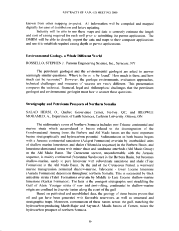 Northern Prospects in the 21st Century - 2000 Eastern Section American Association of Petroleum Geologists Page 29