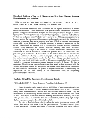 Northern Prospects in the 21st Century - 2000 Eastern Section American Association of Petroleum Geologists Page 33