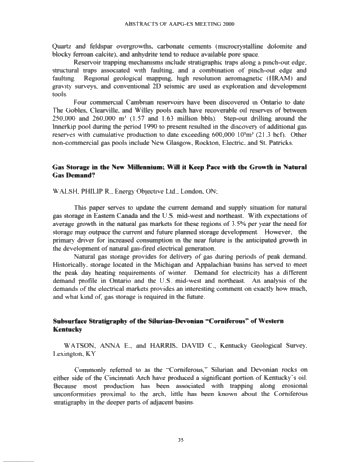 Northern Prospects in the 21st Century - 2000 Eastern Section American Association of Petroleum Geologists Page 34