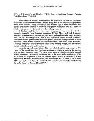 Northern Prospects in the 21st Century - 2000 Eastern Section American Association of Petroleum Geologists Page 36