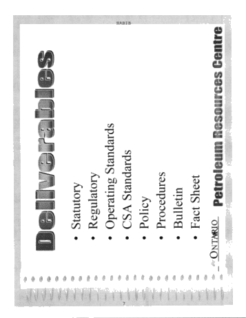 Ontario Regulatory Forecast Page 7
