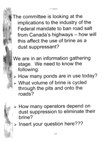 Brines and Oil Field Fluids Page 16