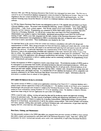 Digital Well Data for Ontario - A Progress Report Page 3