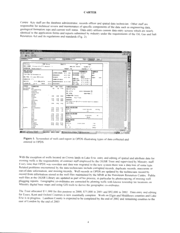 Digital Well Data for Ontario - A Progress Report Page 4