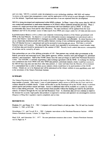 Digital Well Data for Ontario - A Progress Report Page 8