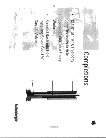 Well Services, Coiled Tubing Page 26