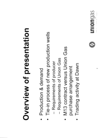 Union Gas and Ontario Gas Producers Page 2