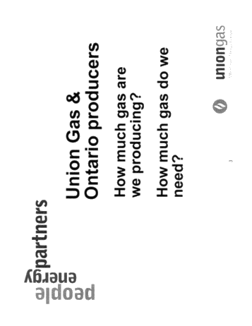 Union Gas and Ontario Gas Producers Page 3