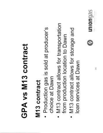 Union Gas and Ontario Gas Producers Page 16