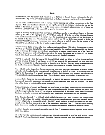 The Practical Geological Realities of Finding Oil and Gas Reservoirs and Water Disposal Zones in the Cambrian Sediments of S.W. Ontario Page 18