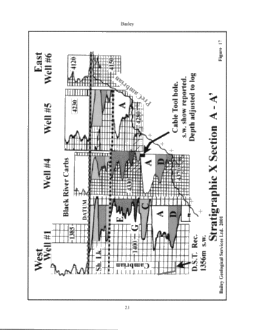 The Practical Geological Realities of Finding Oil and Gas Reservoirs and Water Disposal Zones in the Cambrian Sediments of S.W. Ontario Page 20
