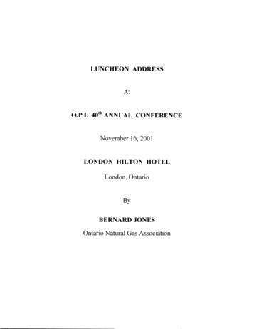 Luncheon Address Page 1