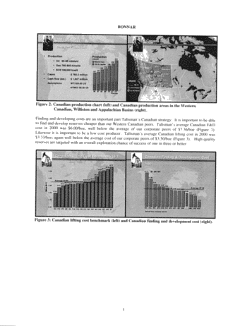 Talisman Energy Inc. and the Ontairo Oil Patch: Does the Shoe Fit? Page 3