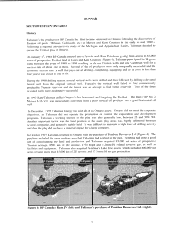 Talisman Energy Inc. and the Ontairo Oil Patch: Does the Shoe Fit? Page 4
