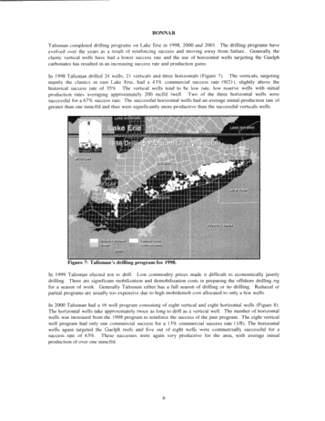 Talisman Energy Inc. and the Ontairo Oil Patch: Does the Shoe Fit? Page 6