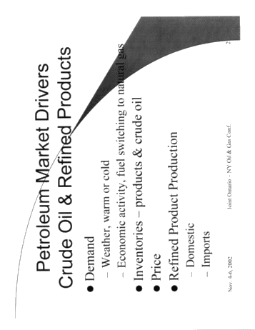 Petroleum and Natural Gas Winter Outlook Page 2