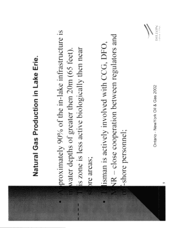 Environmental Review of Natural Gas Production in Lake Erie Page 9