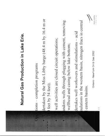 Environmental Review of Natural Gas Production in Lake Erie Page 13