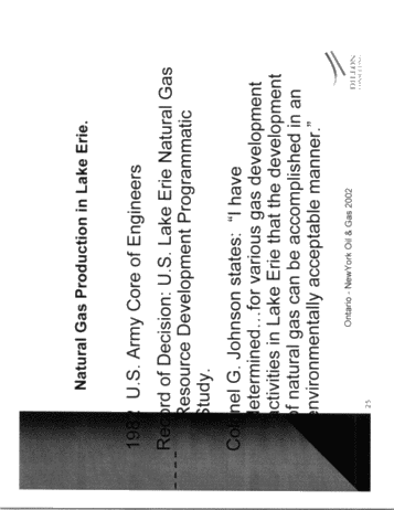 Environmental Review of Natural Gas Production in Lake Erie Page 25