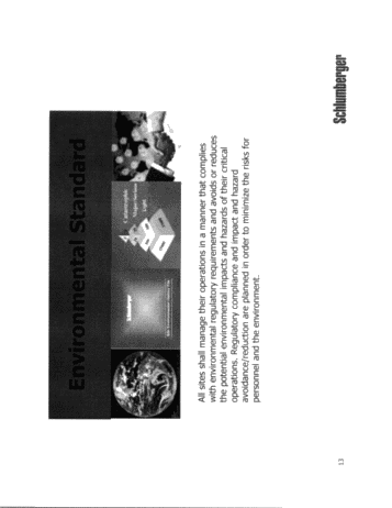 Environmentally Friendlier Well Services Operations Page 13
