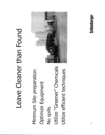 Environmentally Friendlier Well Services Operations Page 17