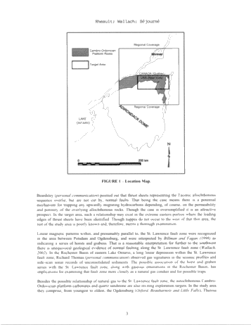 Regional Geological Framework for Exploration of Natural Gas in the St. Lawrence Lowlands and the Champlain Valley of Northeastern New York and Quebec Page 3