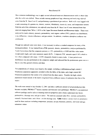 Application of Innovative Technologies to Fractured Devonian Shale Reservoir Exploration and Development Activities Page 9