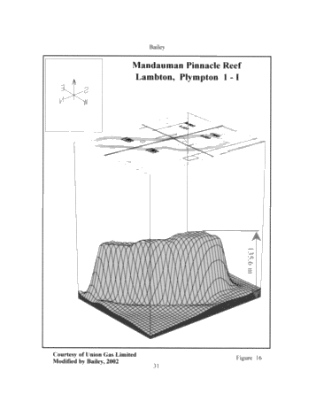 The Geological Implications of Some 3-D 'Fishnet' Seismic Images of Guelph Pinnacle Reefs in Ontario: A Different Perspective on Their Growth, Destruction and Complexity Page 29