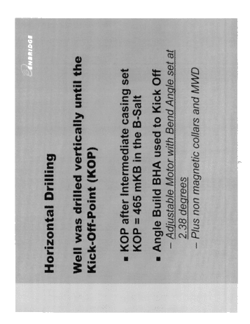 Horizontal Drilling in the Black Creek Storage Pool; A Success Story Page 7