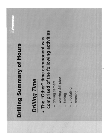 Horizontal Drilling in the Black Creek Storage Pool; A Success Story Page 16