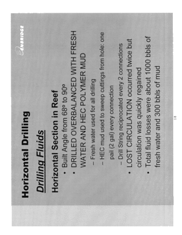 Horizontal Drilling in the Black Creek Storage Pool; A Success Story Page 18