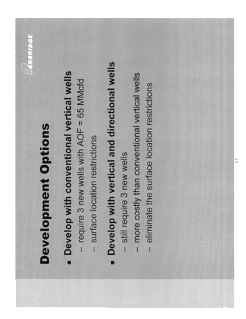Horizontal Drilling in the Black Creek Storage Pool; A Success Story Page 37
