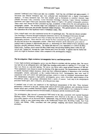 Investigation of the Under-Explored Cambrian and Ordovician of Southwestern Chautauqua County, NY Page 3